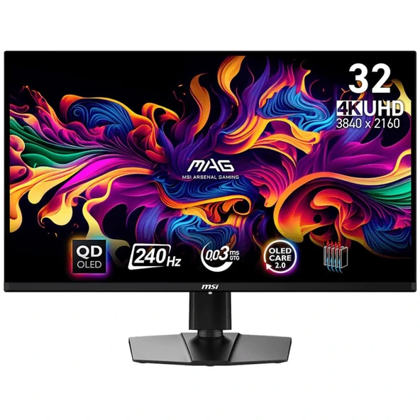 31.5 Msı Mag 321upx Qd-oled 0.03ms 240hz Uhd - Resim 4