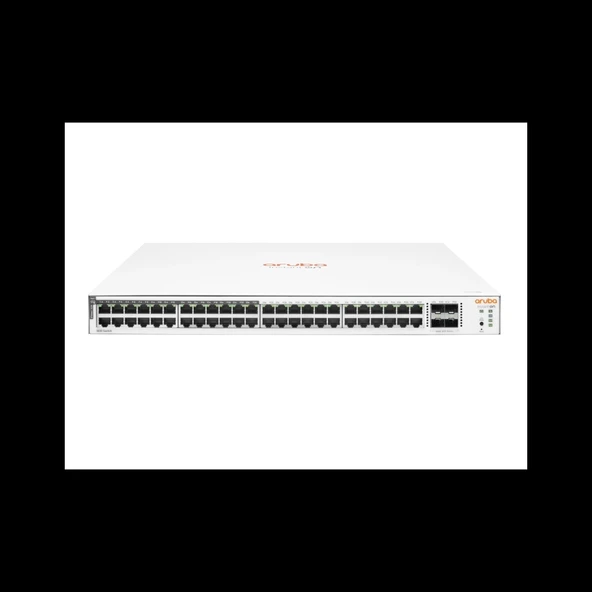 Hp Aruba Instant On, Jl815a, 1830-48g, 48port, Gigabit, 24 Port Poe 370w, 4 Port Gigabit Sfp, Yönetilebilir, Rack Mount ürün görseli