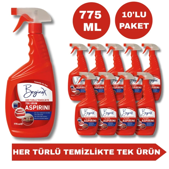 Aspirini 775 ml 10'lu Paket (Ekonomik Paket) ürün görseli