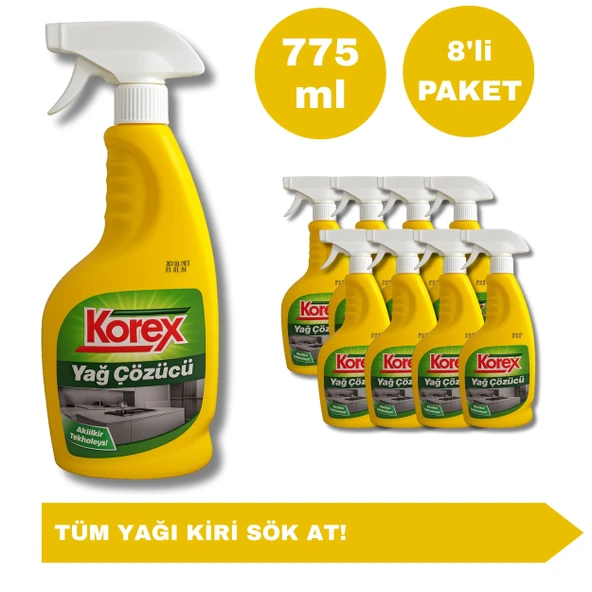 Yağ Çöz 775 ml (8'li Avantaj Paket) ürün görseli