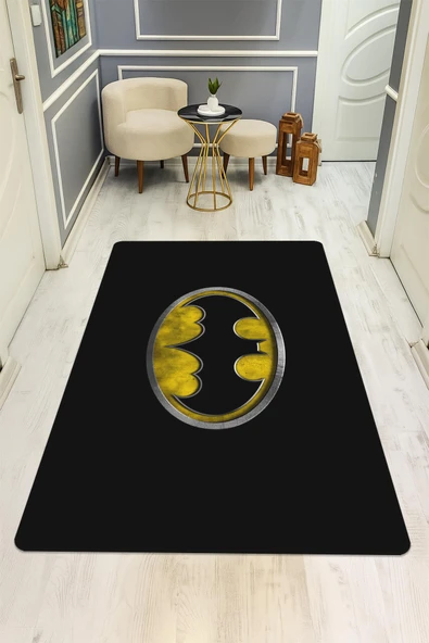 Parlak Kadife Kumaş Dijital Baskı Dot Kaymaz Tabanlı Çocuk ve Genç Odası Halısı H0573 RENKLİ 160 X 230 - Resim 2