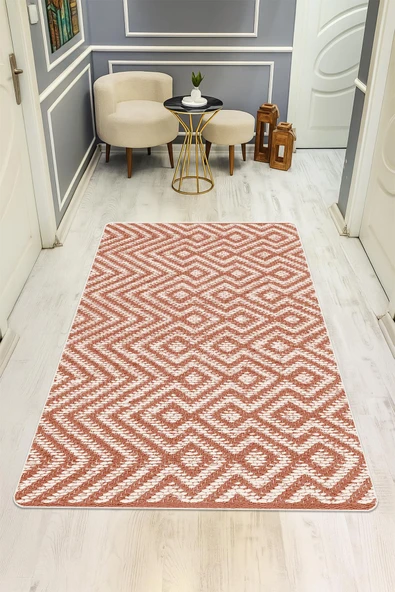 Parlak Parlak Kadife Kumaş Dijital Baskı Etnik Desenli Dot Kaymaz Tabanlı Halı Kumaş Dijital Baskı Dot Kaymaz Tabanlı Mutfak Halısı H0003 RENKLİ 80 X 200 ürün görseli