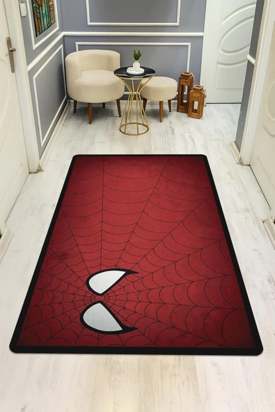 Parlak Kadife Kumaş Dijital Baskı Dot Kaymaz Tabanlı Çocuk ve Genç Odası Halısı H1008 RENKLİ 200 X 300 - Resim 2