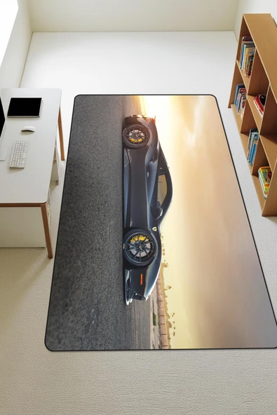 Parlak Kadife Kumaş Dijital Baskı Dot Kaymaz Tabanlı Çocuk ve Genç Odası Halısı H0676 RENKLİ 100 X 200 ürün görseli