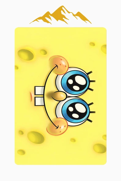 Parlak Kadife Kumaş Dijital Baskı Dot Kaymaz Tabanlı Çocuk ve Genç Odası Halısı H0468 RENKLİ 160 X 230 - Resim 3