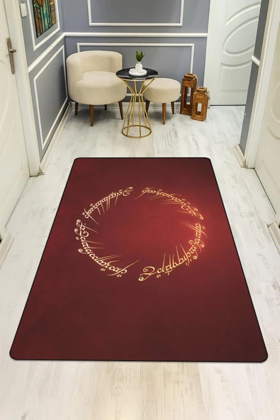 Parlak Kadife Kumaş Dijital Baskı Dot Kaymaz Tabanlı Çocuk ve Genç Odası Halısı H0541 RENKLİ 160 X 230 - Resim 2