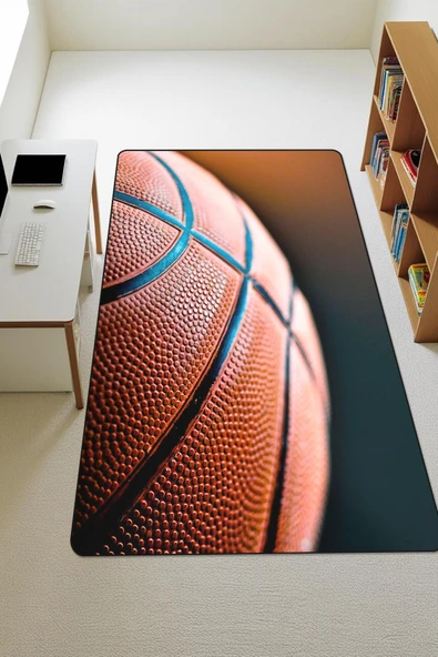 Parlak Kadife Kumaş Dijital Baskı Dot Kaymaz Tabanlı Çocuk ve Genç Odası Halısı H0660 RENKLİ 80 X 150 ürün görseli