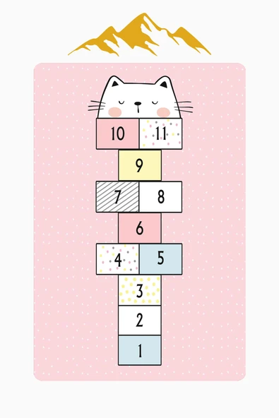 Parlak Kadife Kumaş Dijital Baskı Dot Kaymaz Tabanlı Çocuk ve Genç Odası Halısı H0752 RENKLİ 80 X 150 - Resim 3