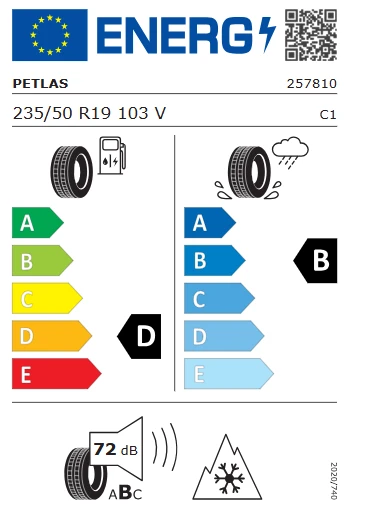 Petlas Snowmaster 2 Sport 235/50 R19 103V Reinf. Kış Lastiği - 2025 - Resim 3