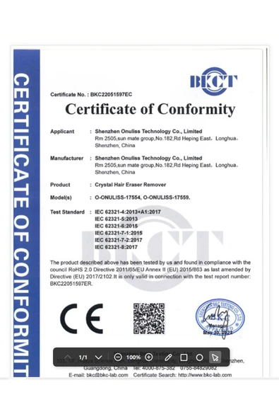 ONULISS Kristal Epilatör Crystal Eraser Epilasyon Tüy Dökücü Sertifikalı - Resim 5
