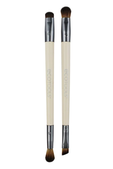 ECOTOOLS Eye Enhancing Duo Brush 2li Göz Fırçası Ec-1217 - Resim 2