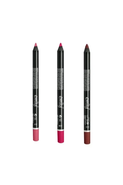 EMILY 3'LÜ DUDAK KALEMİ NO: 201-206-223 ürün görseli 1