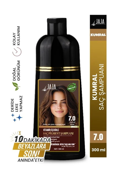 Jaja Vitamin İçerikli Saç Pigment Şampuanı Unisex 300 Ml 7.0 Kumral ürün görseli 1