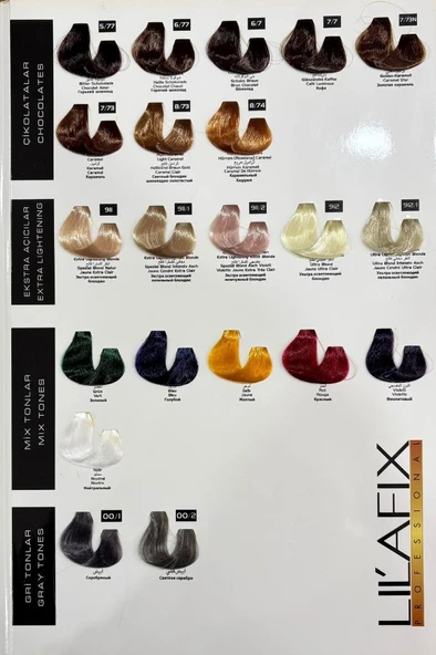 Lilafix 2+2 Saç Boyası ve Oksidanlı Avantajlı Set - 8/73 Açık Karamel - Resim 6