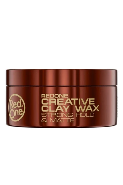 Red One Creative Clay Hair Wax Mat Görünüm Güçlü Tutuş Muhteşem Stiller 100 ml - Resim 2