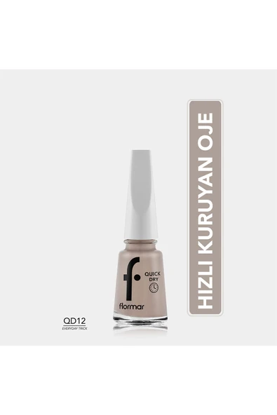 FLORMAR Quick Dry Nail Enamel Qd12 ürün görseli 1
