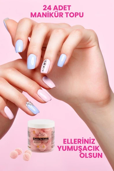 Argan Cure Argan ve Badem Yağlı Manikür Nem Bombası 24'lü Paket Pembe - Resim 2