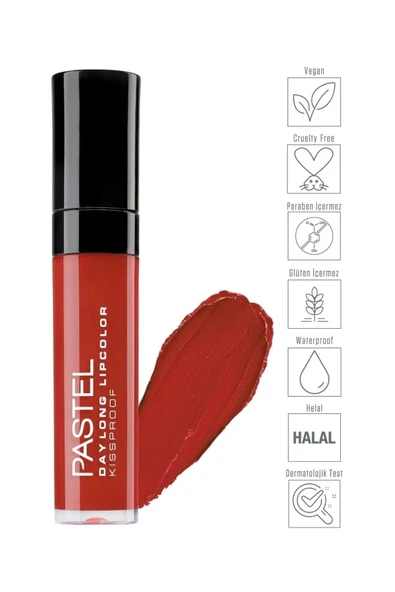 PASTEL Daylong Lipcolor Kissproof - Likit Mat Ruj 50 ürün görseli