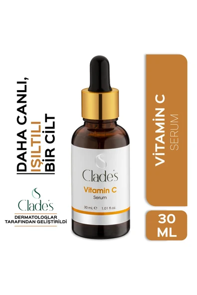 CLADE'S cilt Tonu Eşitleyici ve Aydınlatıcı C Vitamini Serum 30 Ml ürün görseli