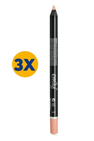 GOLDEN ROSE Emily Dudak Kalemi No: 211 3 Adet ürün görseli