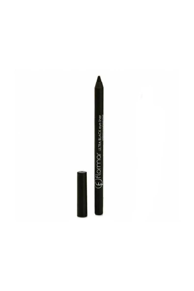 FLORMAR Yoğun Renk Veren Yumuşak Uçlu Göz Kalemi (SİYAH) - Ultra Eyeliner - 001 Black - 8690604081431 ürün görseli 1