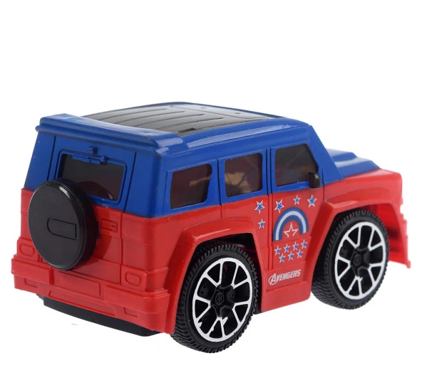 Işıklı, Sesli, 360 Dönen Çarp-Dön Sensörlü Kaptan Amerika JEEP -Araba - 3