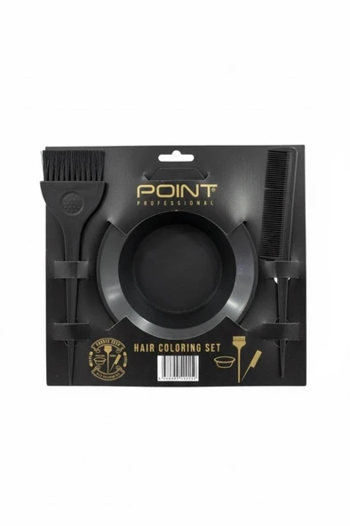 Point Boyama Seti Tas + Fırça + Tarak 3'lü Set ürün görseli
