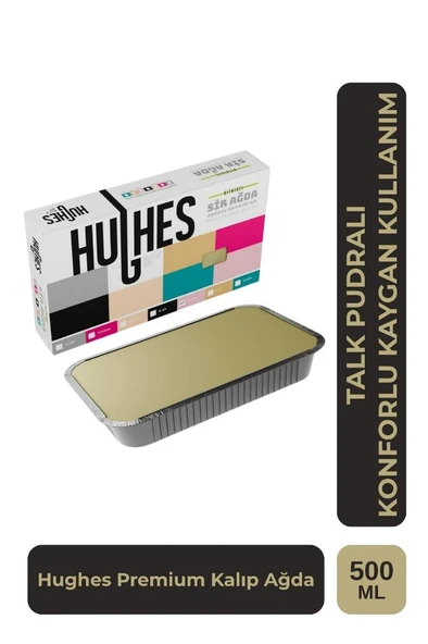 Hughes Profesyonel Kalıp Ağda 500 Ml Talk Pudralı ürün görseli 1