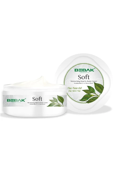 BEBAK Çay Ağacı Yağı Nemlendirici El Ve Vücut Kremi 300 ml ürün görseli 1