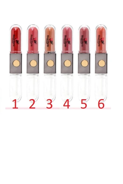 ROYAL PARİS Lip Gloss & Oil -Kalıcı parlak Ruj-Çift Taraflı No:5 ürün görseli