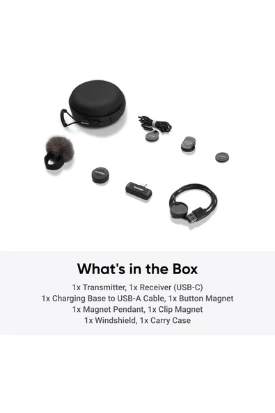 Insta360 Mic Air x5 x4 uyumlu (2yıl resmi distribütör garantili) - Resim 3