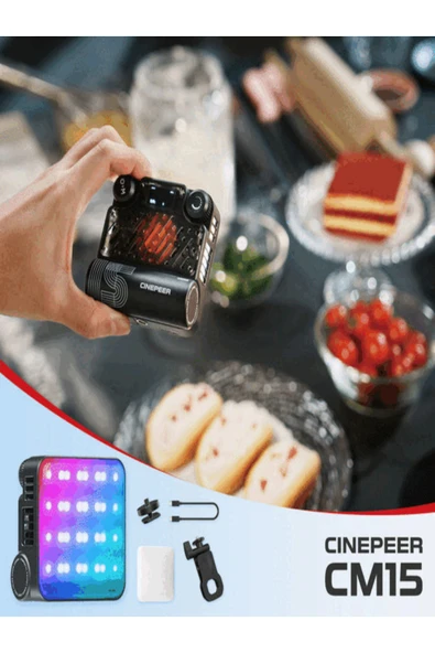 ZHIYUN Zhıyun Cınepeer CM15 Mini Led - Resim 4