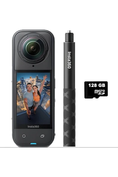 Insta360 X5 Invisible 114CM Selfie Stick Bundle (128GB) ürün görseli