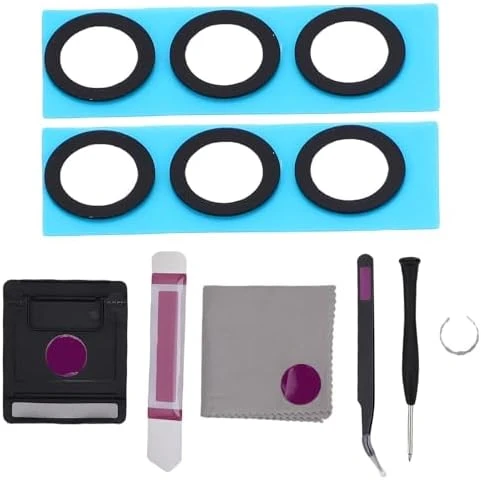 SAMSUNG  Galaxy Z Fold 6 Arka Kamera Lens Camı Değiştirme Kiti, Telefon Yapışkanlı F956, Lens Camı Onarım - Resim 5