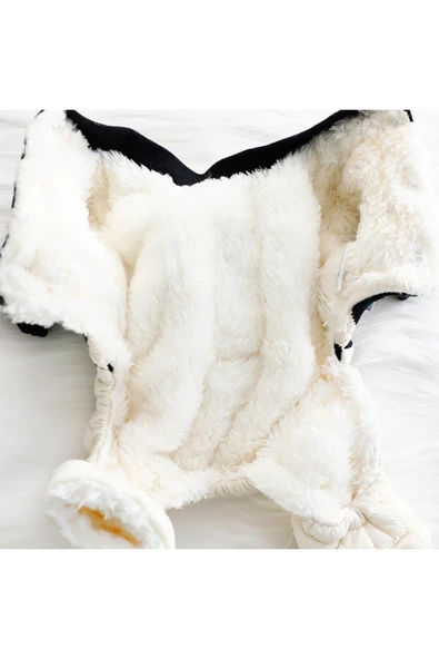 CAZEO Köpek Sonbahar Kış Tulum – Kahverengi – L Beden - Resim 2