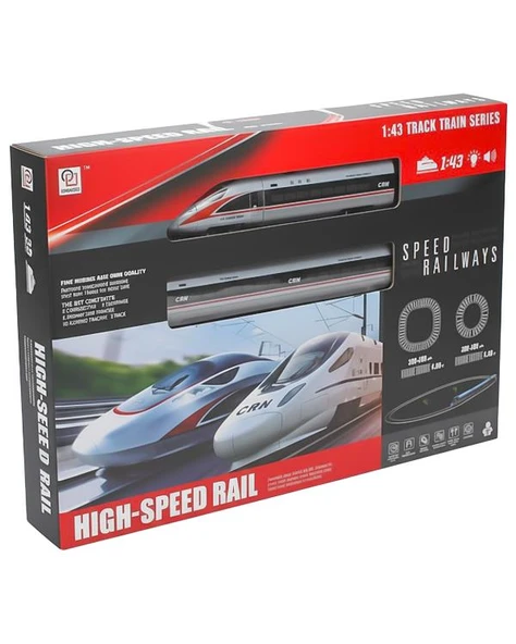 Ctoys Hızlı Tren Seti 1:43 Sesli ve Işıklı 21 Parça 1801A14 ürün görseli
