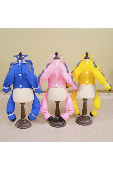 CAZEO Köpek Su Geçirmez Tulum – Pati Çoraplı – Yağmurluk & Kışlık - Resim 3