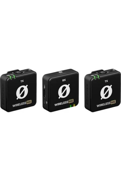 Rode Wireless ME Dual Kompakt Kablosuz İkili Yaka Mikrofonu (Siyah) - Distribütör Garantili - Resim 5
