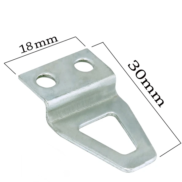 Üçgen Çerçeve Askısı Eğri Bombeli Duvar Tablo Askı Asma Halka Kanca -10 Adet - Resim 4