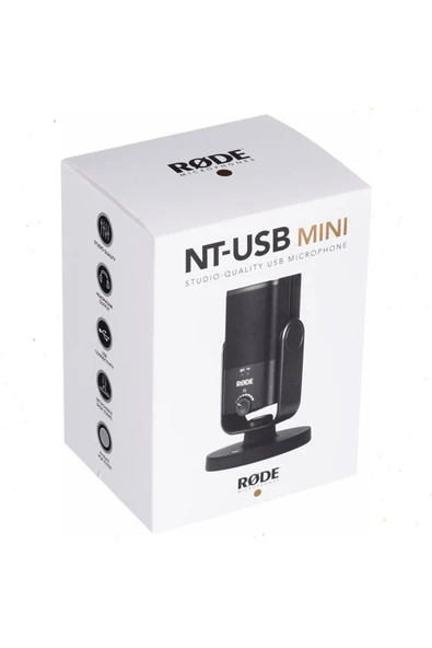 Rode NT-USB Mini | Yeni nesil, Kompakt Yüksek kaliteli USB Mikrofon - Resim 4