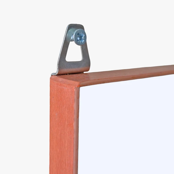 Üçgen Çerçeve Askısı Eğri Bombeli Duvar Tablo Askı Asma Halka Kanca -10 Adet - Resim 6