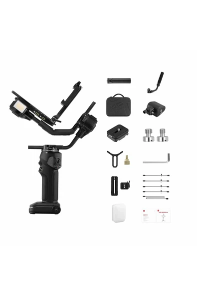 ZHIYUN Crane 4 Combo 3 Eksenli El Gimbalı Stabilizer - Resim 2