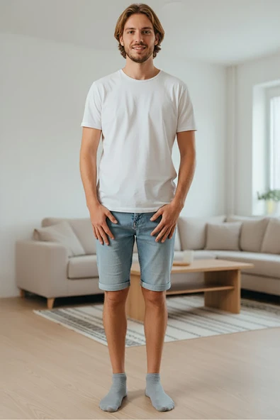 Bravie Bambu Erkek Çorap 786 Gri - 4