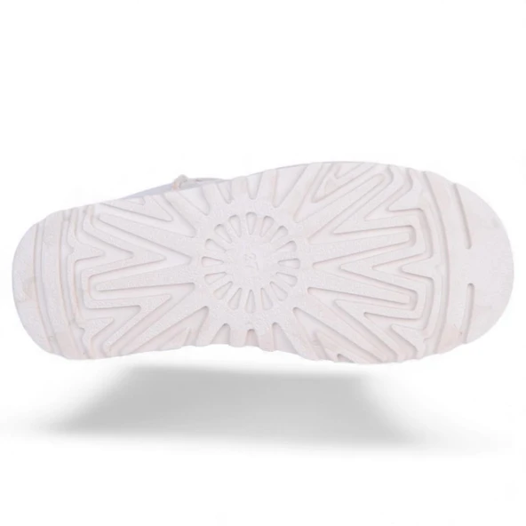 Skuaıter Rida Bej Kadın İçi Kürklü Düz Bot - Resim 4