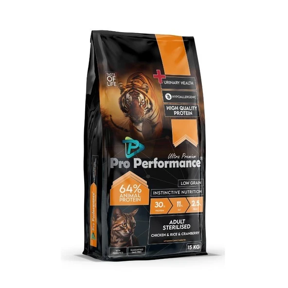 Pro Performance Ultra Premium Tavuklu ve Pirinçli Kısırlaştırılmış Yetişkin Kedi Maması 15 kg ürün görseli