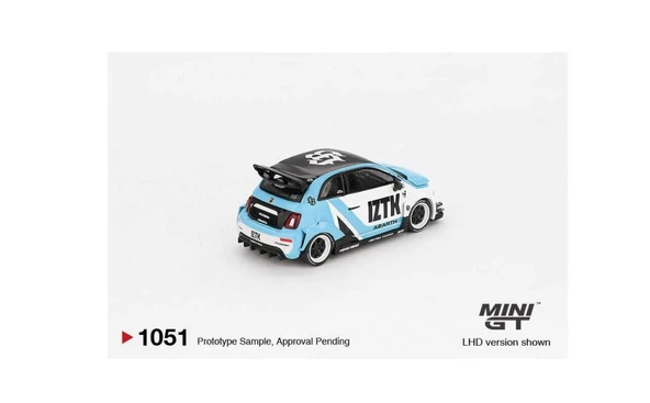 Mini GT 1051 Abarth 595 LB-WORKS x Abas Works 1/64 Model Araba - Resim 3
