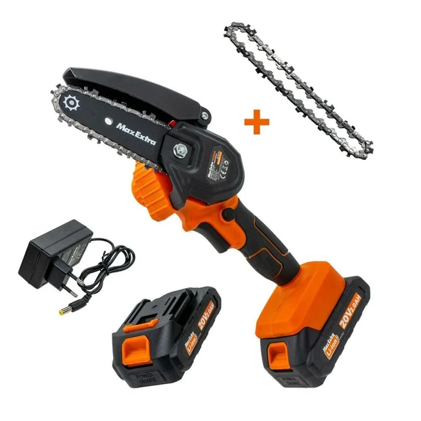 Max Extra MX8008 Akülü Mini Testere 20 v. 2.0 ah - Resim 5