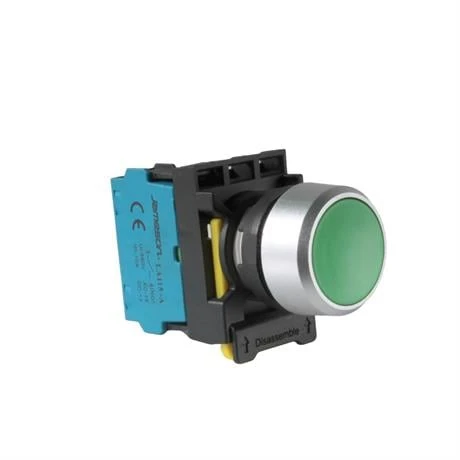 Jameson Yaylı Start Buton Yeşil 22mm 1NO ( 5 ADET ) ürün görseli 1