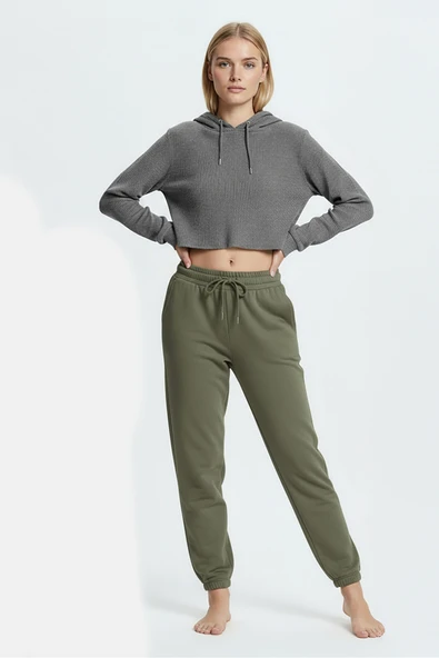 Bravie Jogger Paça Eşofman Altı Yeşil 3013 - 3