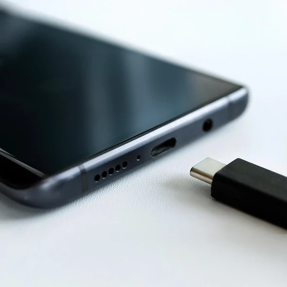 Polosmart PBS409 Type-C Şarj ve Data Kablosu. 2.4 Amper 1.2 Metre Gri - Resim 2